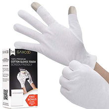 Load image into Gallery viewer, Premium Cotton Gloves Regular 24 Packs and Touch Screen Friendly Gloves

