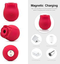 Load image into Gallery viewer, Dual Head Sex Tounge for Licking and Sucking, Rose Toy for Women Pleasure Tongue, Clitorals Stimulator, Electric Women Relaxing Toy, Woman Suction 10 Modes Tongue Stimulator Sucking Nipple Sucker
