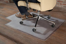 Load image into Gallery viewer, OFM Office Chair Mat for Hardwood Floor - Easy Glide Computer Desk Chair Floor Mat on Hardwood Floors - Plastic Rolling Chair Mat for Hard Floors for Work, Home, Gaming with Extended Lip (36” x 48”)
