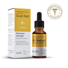 Load image into Gallery viewer, LaClaire 8% Retinol Complex Serum - Best Retinol Serum for Wrinkle Repair &amp; Hyperpigmentation Treatment, Vitamin A Serum, Best Retinol Serum, Retinol Serum, Retinol super strength (30ml/1oz)
