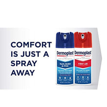 Load image into Gallery viewer, Dermoplast Pain, Burn &amp; Itch Relief Spray for Minor Cuts, Burns and Bug Bites, 2.75 Oz (Packaging May Vary)

