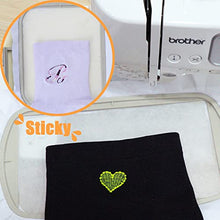 Load image into Gallery viewer, New brothread Sticky Self-Adhesive Tear Away Embroidery Stabilizer Backing 12" x 10 Yd roll - Medium Weight for Napped Fabric &amp; Hoop Less Embroidery
