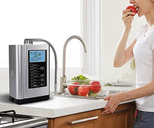 Load image into Gallery viewer, AGWIM AquaGreen Alkaline Water Ionizer Machine AG7.0, Home Water Filtration System, Produces pH 3.5-10.5 Alkaline Water, 7 Water Settings, Up to -570mV ORP, 8000L, Silver
