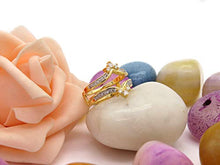 Load image into Gallery viewer, Dazzlingrock Collection 0.40 Carat (ctw) 14K Round White Diamond Wedding Band Enhancer Guard Double Ring, Yellow Gold, Size 9.5
