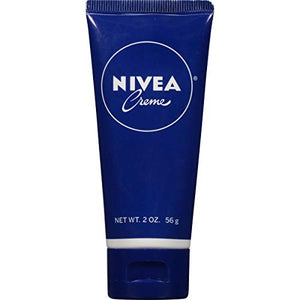 NIVEA Crème - Unisex All Purpose Moisturizing Cream for Body, Face and Hand Care, Travel Size, Use After Washing Hands - 2 oz. Tube
