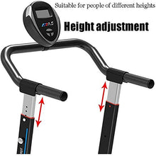 Load image into Gallery viewer, asdfg Folding Treadmil,Mechanical Treadmill Walking, Jogging Machine Folding Shock Running Home Gym Workout Fitness Under Desk Treadmills 160kg
