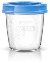 Load image into Gallery viewer, Philips AVENT Breast Milk Storage Cups, 6 Ounce (Pack of 10)
