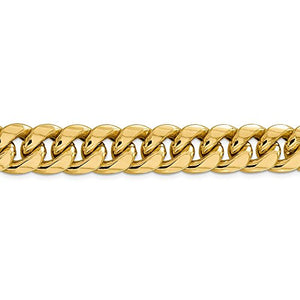 Mia Diamonds 14k Yellow Gold 15mm Semi-Solid Miami Cuban Chain Necklace