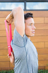Fit Simplify Resistance Loop Exercise Bands for Home Fitness, Stretching, Strength Training, Physical Therapy, Workout Bands, Pilates Flexbands, Set of 5