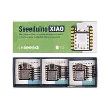 Load image into Gallery viewer, Seeeduino XIAO The Smallest Arduino Microcontroller Based on SAMD21,with Rich Interfaces, 100% Arduino IDE Compatible, desiged for Projects Need Arduino Micro，3 pcs
