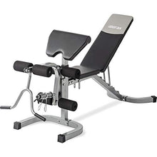 Load image into Gallery viewer, Merax Utility Weight Bench with Leg Extension for Full Body Workout, 550LBS Weightlifting and Strength Training Workout Bench with Adjustable Flat Incline Decline 6+3 Positions for Home Gym

