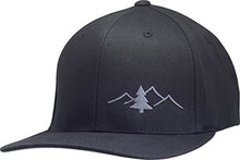 Load image into Gallery viewer, LINDO Flexfit Pro Style Hat - The Great Outdoors (Black w/Graphite: S/M)
