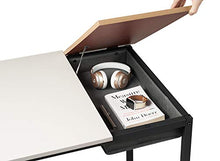 Load image into Gallery viewer, Cubiker Computer Desk 47&quot; Home Office Writing Study Laptop Table, Modern Simple Style Desk with Drawer, White Natural
