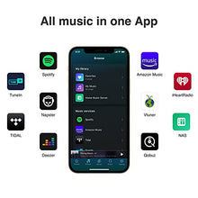 Load image into Gallery viewer, WiiM Mini AirPlay2 Wireless Audio Streamer, Multiroom Stereo, Preamplifier, Works with Alexa and Siri Voice Assistants, Stream Hi-Res Audio from Spotify, Amazon Music and More
