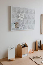 Load image into Gallery viewer, Umbra Trigon, Wall Mounted Bulletin Board, Magnetic Board, and Message Board, White
