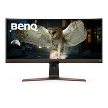 Load image into Gallery viewer, BenQ EW3880R 37.5” WQHD Ultrawide Curved Monitor | IPS | 2 x 3W speakers + 8W subwoofer | HDRi optimization | USB-C, HDMI, DP | 95% DCI-P3 | Remote Control | Eye-Care &amp; Height/Tilt Adjustable Stand
