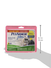 Load image into Gallery viewer, PetArmor Plus for Cats, Flea &amp; Tick Prevention for Cats (Over 1.5 lb), Includes 6 Month Supply of Topical Flea Treatments
