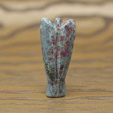 Load image into Gallery viewer, CRAFTSTRIBE Ruby Kyanite Stone Carved Angel Reiki Spiritual Gemstone Guardian Gift Blue
