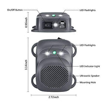 Load image into Gallery viewer, Angveirt Under Hood Animal Repeller Mice Rodent Repellent for Cars Auto Rodent Repellent Keep Mice Out of Car Wire Protection Rodent Repellent Ultrasonic for 12V 24V Car Battery - Grey
