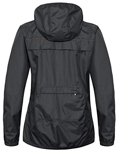Load image into Gallery viewer, Little Donkey Andy Women's Waterproof Cycling Bike Jacket with Hood, Running Rain Jacket, Windbreaker, Ultralight Packable Black Size L