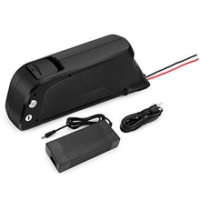 Load image into Gallery viewer, Sunbond EBike Battery 48V 11.6AH Lithium ion Rechargeable Battery with USB Port (Black), with Charger, Electric Bicycle Battery Pack Electric Bicycle Battery, Motorcycle Bicycle Batteries
