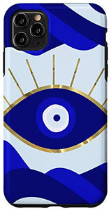 iPhone 11 Pro Max Lava All Seeing Blue Evil Eye Case