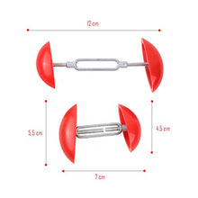 Load image into Gallery viewer, Jewelvwatchro 1Pair Mini Shoe Stretchers, Men Women Shoe Stretchers Shaper Expander Width Extender Adjustable-Red
