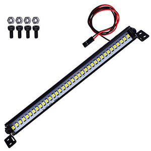 RC Crawler Light Bar Roof Lamp Kit w/36 Leds for 1/10 Traxxas TRX4 Axial SCX10 D90 (150mm / 5.9inch)
