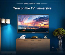 Load image into Gallery viewer, Sansui 40-Inch 1080p FHD DLED Smart TV (S40P28FN) Slim Ultra-Light Bezel Built-in with HDMI, USB, High Resolution, Dolby Audio Bundle with Circuit City 6-Feet 4K HDMI Cable and Accessories
