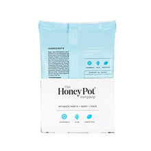 Load image into Gallery viewer, The Honey Pot Company Feminine Wipes - Sensitive, 30 Count
