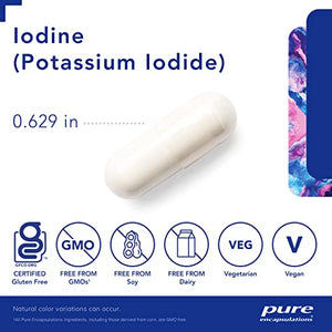 Pure Encapsulations Iodine | Supplement to Support The Thyroid and Maintain Healthy Cellular Metabolism* | 120 Capsules