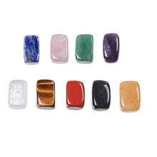 Load image into Gallery viewer, Unihom Chakra Stones Healing Crystals Set of 9, Tumbled and Polished, for 7 Chakras Balancing, Crystal Therapy, Meditation, Reiki, or as Thumb Stones, Palm Stones, Worry Stones

