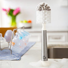 Load image into Gallery viewer, Munchkin Shine Stainless Steel Bottle Brush and Refill Brush Head
