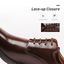 Load image into Gallery viewer, Bruno Marc Men's Downing-02 Dark Brown Leather Lined Dress Oxford Shoes Classic Lace Up Formal Size 8.5 M US
