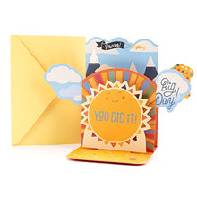 Load image into Gallery viewer, Hallmark Pop Up Graduation Card with Song (Smiling Sun, Plays Happy by Pharrell Williams )
