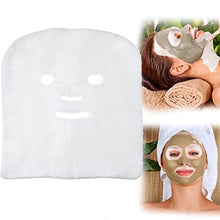Load image into Gallery viewer, 100 Pieces Gauze Mask Large Precut Gauze Face Masks Soft High Frequency Gauze Face Pads White Net Face Gauze Mask Natural Spa Gauze Facial Mask Skin Care Facial Paper Sheet Gauze for Home Salon DIY
