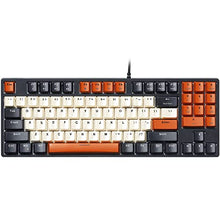 Load image into Gallery viewer, Havit Mechanical Keyboard, Wired Compact PC Keyboard with Number Pad Red Switch Mechanical Gaming Keyboard 89 Keys for Computer/Laptop (Black)
