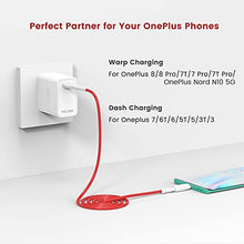 Load image into Gallery viewer, VELOGK [2-Pack] Warp Charger Kit 30W[5V/6A] for Oneplus 8 Pro/8/7 Pro/7T/7T Pro/7/6T/6/5T/5/3T/3/Nord N10 5G, 2X Fast Warp/Dash Charger Adapter + 2X Type C Warp Charging Cables(3.3ft/1m)
