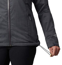 Load image into Gallery viewer, Columbia Women&#39;s Top Pine Insulated Rain Jacket, Waterproof &amp; Breathable, Shark Melange, Large
