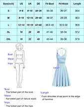 Load image into Gallery viewer, Women's Summer Sleeveless V Neck Dress Ruched Waist Aline Halter Green Dress L
