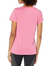 Load image into Gallery viewer, Hanes Women's Sport Performance V-Neck Tee, Amaranth Heather, Small
