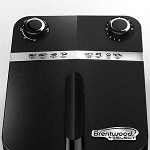 Brentwood Select AF-32SS Rapid Electric Air Fryer Timer & Temp.Control, 3.4 Quart, Stainless Steel
