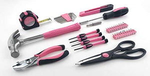 Apollo Tools Original 39 Piece General Household Tool Set in Toolbox Storage Case with Essential Hand Tools for Everyday Home Repairs