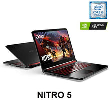 Load image into Gallery viewer, Acer Nitro 5 Gaming Laptop, 9th Gen Intel Core i5-9300H, NVIDIA GeForce GTX 1650, 15.6" Full HD IPS Display, 8GB DDR4, 256GB NVMe SSD, Wi-Fi 6, Backlit Keyboard, Alexa Built-in, AN515-54-5812
