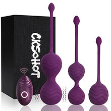 Load image into Gallery viewer, Kegel Balls for Women with Remote Control, Doctor Recommended Kegal Balls Pelvic Floor Strengthening Device Women and Kegel Exercises Products, CKSOHOT Kegel Exercise Weights for Beginners &amp; Advanced

