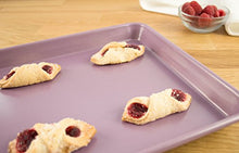 Load image into Gallery viewer, USA Pan Allergy Id Nonstick Jelly Roll Baking Pan, Purple
