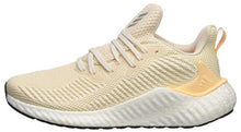 Load image into Gallery viewer, adidas Women's Alphaboost Running Shoe, Ecru Tint/Silver Metallic/Glow Orange, 9.5 M US
