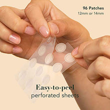 Load image into Gallery viewer, Rael Acne Pimple Healing Patch - Absorbing Cover, Invisible, Blemish Spot, Hydrocolloid, Skin Treatment, Facial Stickers, Two Sizes 10mm &amp; 12mm, Blends in with skin (96 Count)
