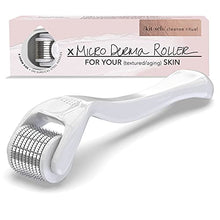 Load image into Gallery viewer, Kitsch Derma Roller Set - .25 mm Micro Derma Roller for Face &amp; Body, Face Dermaplaning Tool, Microneedling Derma Roller Cosmetic Microdermabrasion, 540 Microneedle Dermaroller w/E-Book + Case (White)
