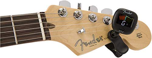 Load image into Gallery viewer, Fender FT-2 Professional Clip on Tuner for Acoustic Guitar, Electric Guitar, Bass, Mandolin, Violin, Ukulele, and Banjo
